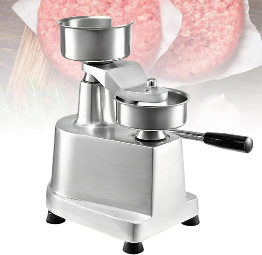 100mm-4in Macchina per Hamburger, Pressa, 100 mm, professionale, ristoranti, acciaio inox, per Hamburger Commerciale
