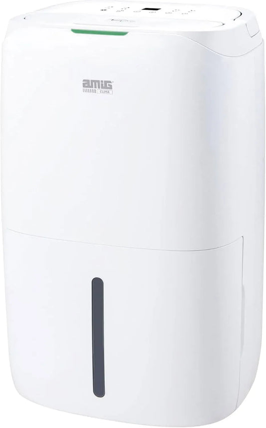 Deumidificatore 25L/giorno, 36 x 28 x 56 cm, 5,5 L, 370 W, 170 m³/h, 46 dB, timer, ampio serbatoio, Controllo dell'umidità e Timer