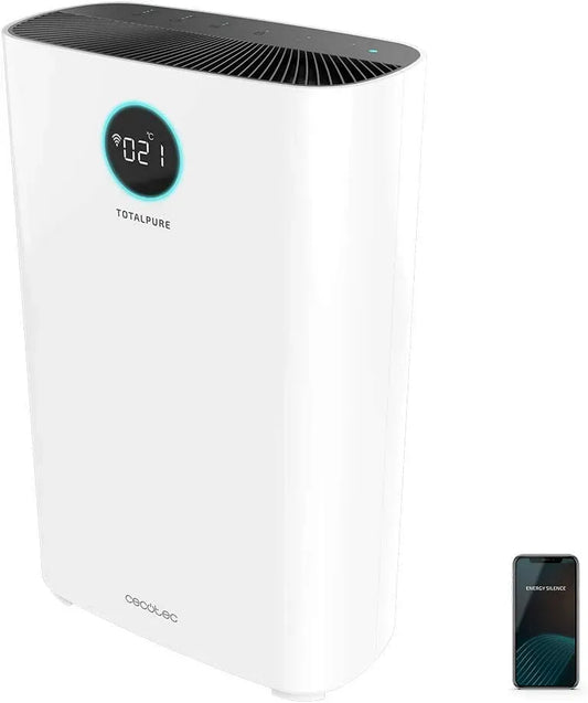Cecotec 130m3 Purificatore d'aria, 30 W, Wi-Fi, Display LED, 400 CADR, Controllo Wi-Fi