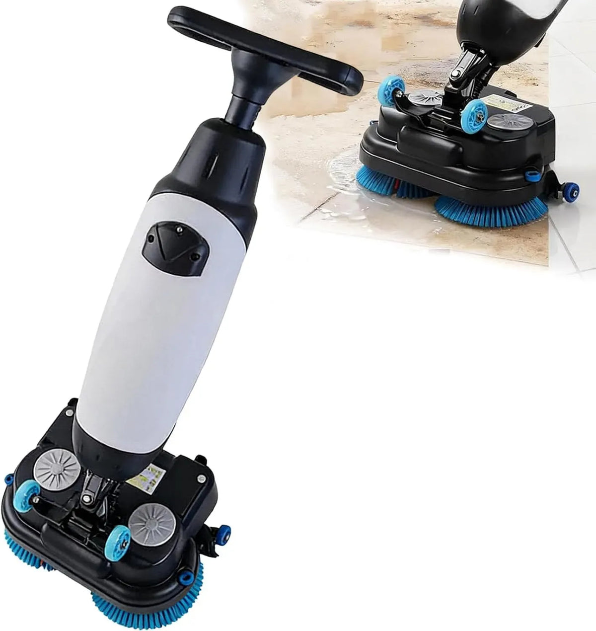 Lavasciuga, 43 cm, lavatrice/asciugatrice, professionale, autonomia di 120 minuti, 1200 m²/h