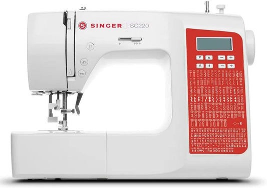 SC220 Freiarmmacchina, macchina per cucito elettrica, bianco