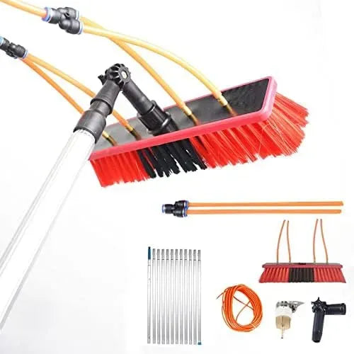 pulitore, 12 m, per la pulizia delle finestre 5 12 m con kit di spazzole