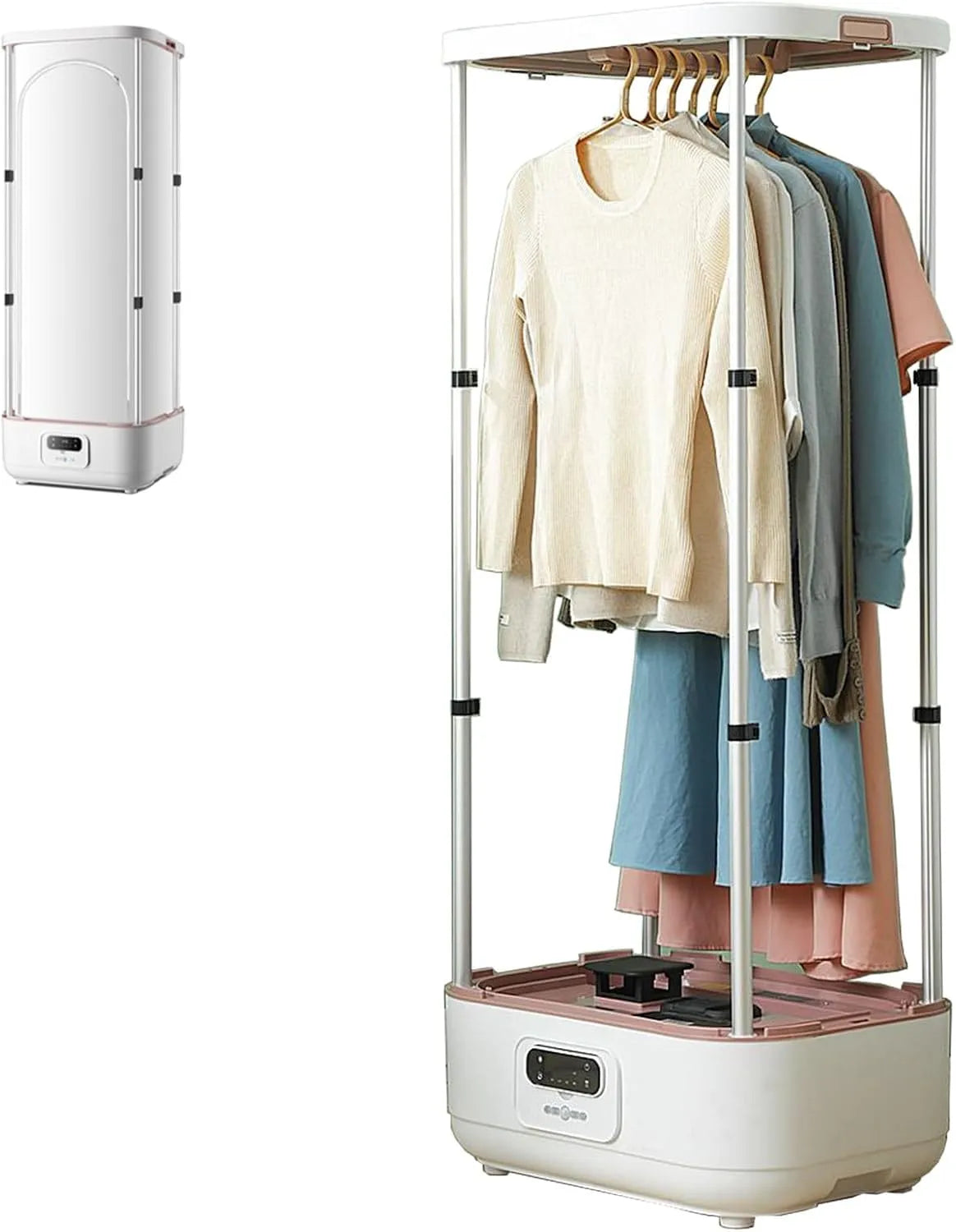 Asciugatrice, portatile, vapore, Piccolo Armadio Elettrico a Vapore con Borsa asciutta, Macchina Stiro a Vapore per la Cura dei Vestiti