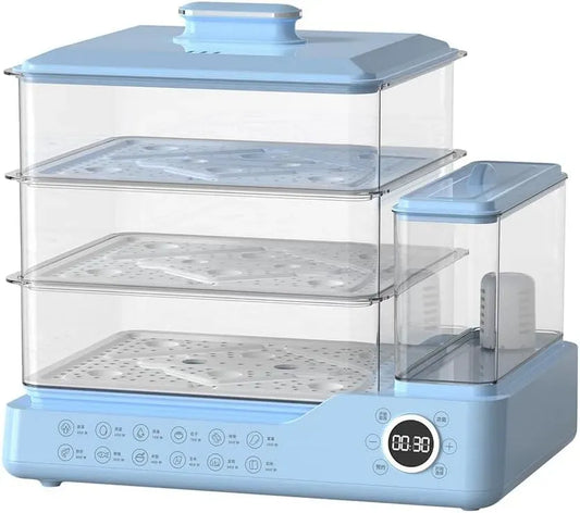 macchina per la, 24 L, libera installazione, 3 livelli, ampio serbatoio, rimovibile, per la colazione multifunzione di grande capacità per us