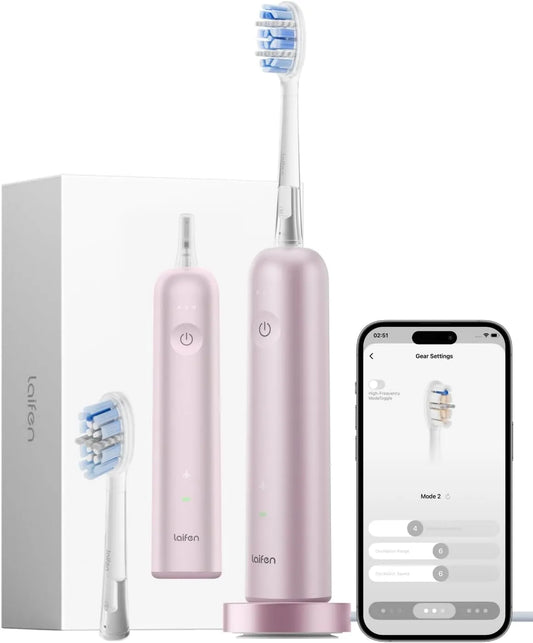 spazzolino da denti ricaricabile, Batteria, Laifen Wave Pro Spazzolino Elettrico Sonico