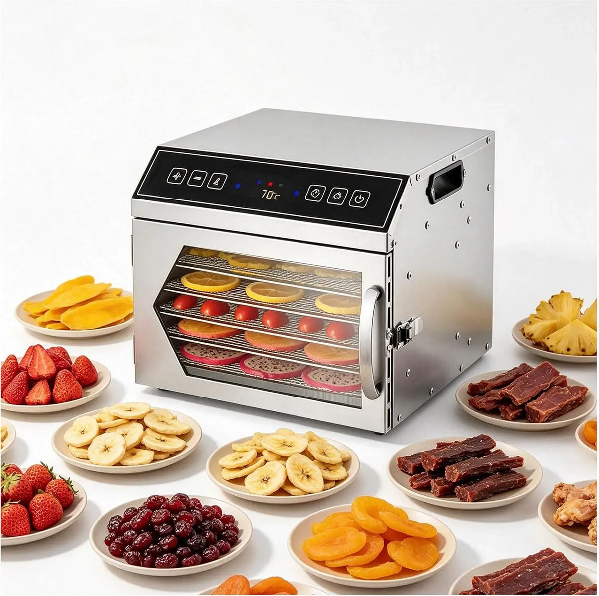 Asciugatrice, professionale, acciaio inox, 18 Vassi