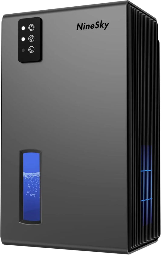 Deumidificatore, 2,7 L, ampio serbatoio, luce ambientale a 7 colori e, 1000 mq