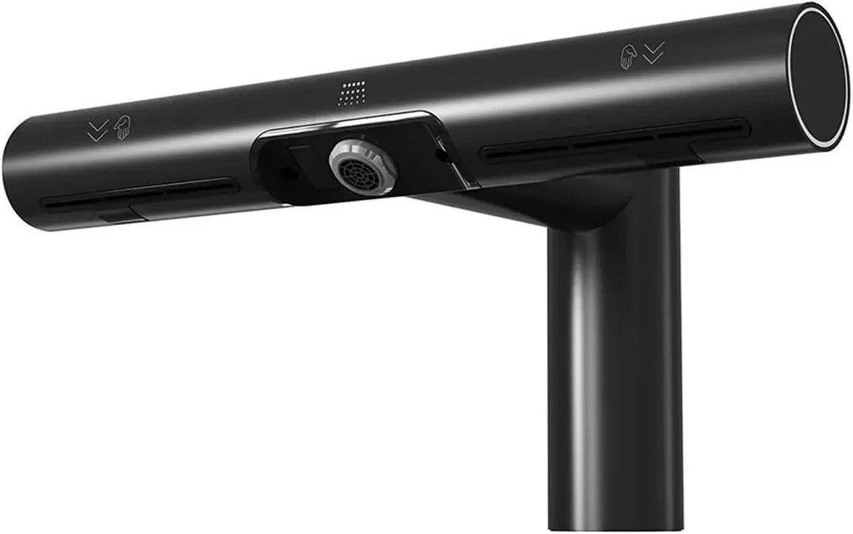 Rubinetto da cucina AK7120, nero, miscelatore e rubinetto lavello, Asciugamani Automatico ad Aria Lavaggio e Asciugatura creativi e Mani