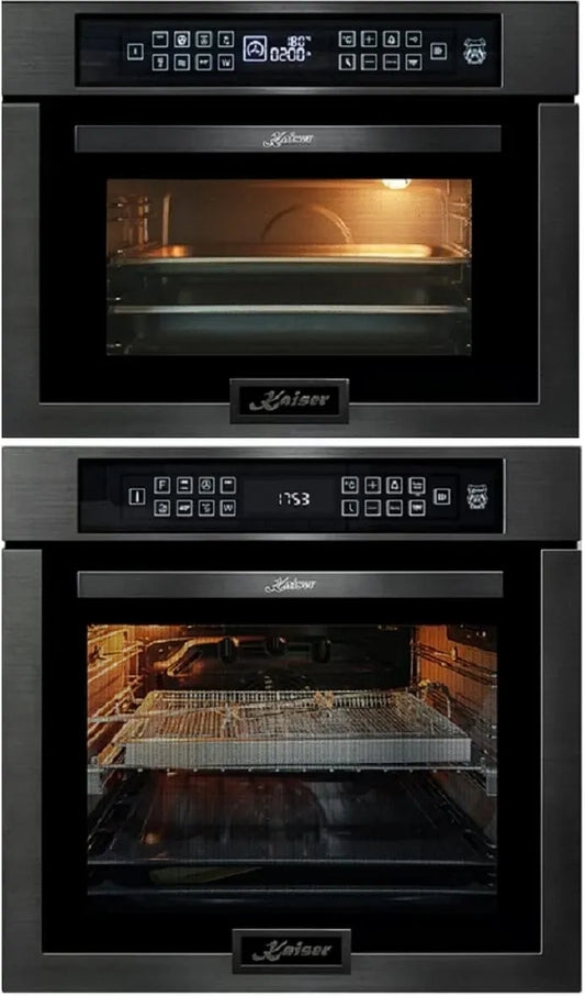 Forno a microonde, 79 L, 15 programmi, Kaiser 6306RS 6307RS, da incasso, 15 funzioni + 22 funzioni, Set EH + EM