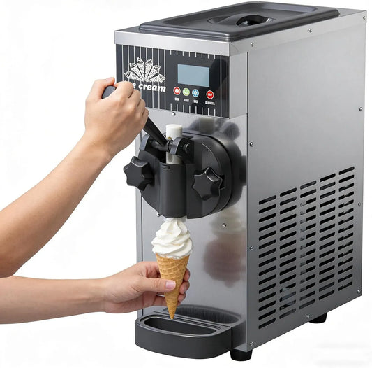 macchina per gelato e sorbetto, macchina da caffè elettrica, 5 kg, display LCD, professionale, ristoranti, per Yogurt caffè Snack Bar Ristorante