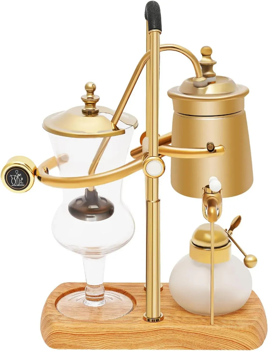 Macchina da caffè, professionale, caffettiera elettrica, Set di macchine da caffè a sifone con pistone in vetro e bruciatore alcolico