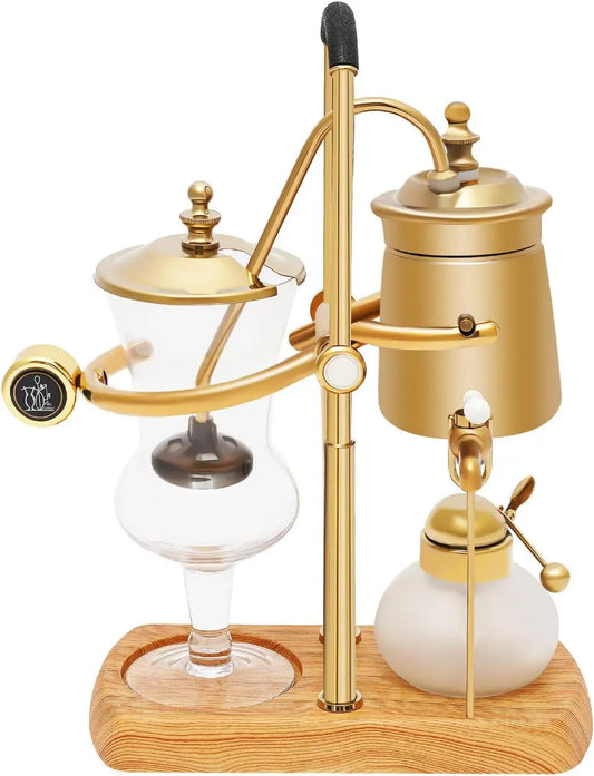 Macchina da caffè, professionale, caffettiera elettrica, Set di macchine da caffè a sifone con pistone in vetro e bruciatore alcolico
