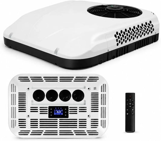 raffreddamento rapido, bianco, Climatizzatore da 12 V per roulotte