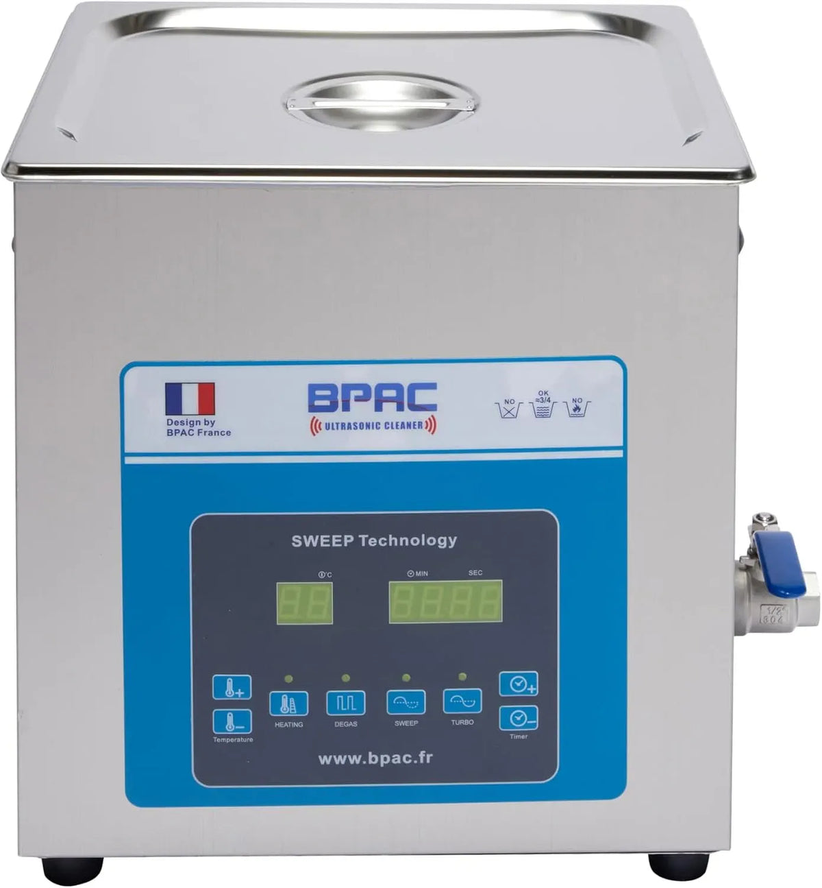 DEGAS 15L vasca per pulizia a ultrasuoni, Pulitore, 15 L, professionale, BPAC
