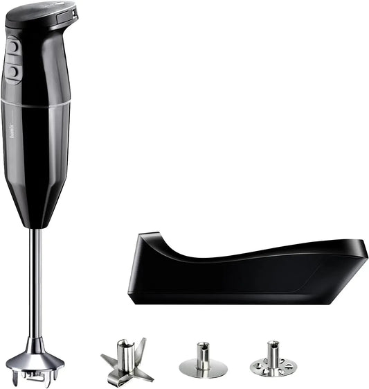Frullatore, 250 W, 3 livelli, acciaio inox, nero