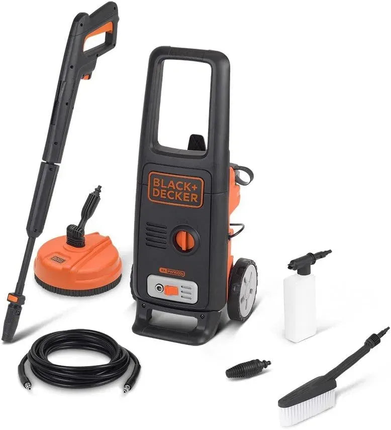 Black+Decker BXPW1600PE Idropulitrice, 1600 W, nero, 125 bar, 420 l/h
