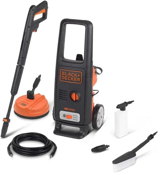 Black+Decker BXPW1600PE Idropulitrice, 1600 W, nero, 125 bar, 420 l/h