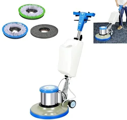 lucidatrice, lucidatrice elettrica, professionale, per pavimenti pesanti con 3 tamponi di pulizia per la pu
