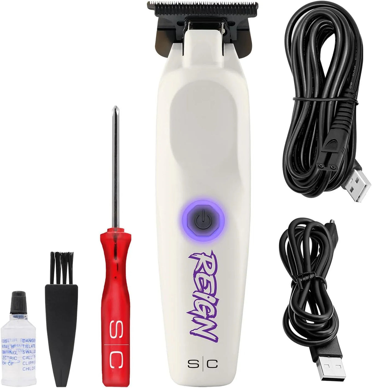 EON 7 Motore, USB, professionale, nero, Barba