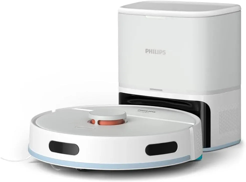 Philips Serie 2000 XU2100/20 Robot aspirapolvere, pannello IPS, 130 minuti di Autonomia, Aspirazione 2700 Pa, HomeRun App, Modalità Tappeto