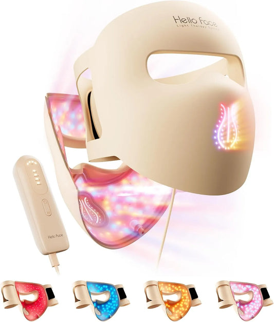 Maschera per terapia a luce rossa, rosso