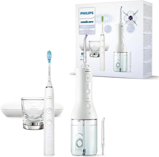 Philips HX3886/41 colore bianco, Pulizia di denti e gengive e rimozione della placca, Irrigatore orale senza filo Sonicare Power Flosser 3000 e