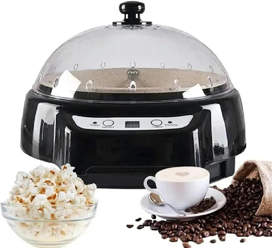 Cereali-1 Chicchi Crudi, Tostatrice Elettrica per Chicchi di caffè Tostatrice per Chicchi di caffè Domestica Temperatura Regolabile Adatta per Cuocere