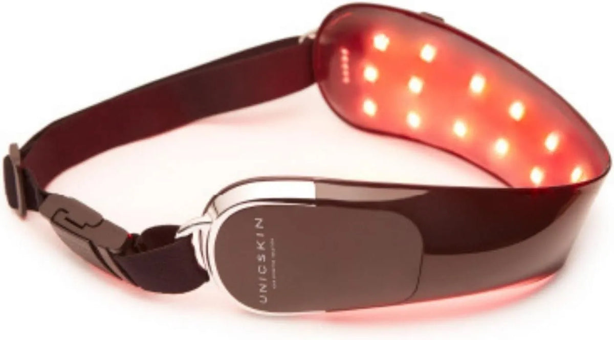 UNICSKIN, Maschera LED per Collo e Mento, Unicled Neck & Chin Mask, Tripla Azione che Aiuta a Ringiovanire il Collo e a Ridefinire l'Ovale del Viso