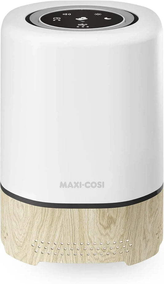 Google HEPA 13 Purificatore d'aria, timer, Wi-Fi, Google Assistant, Alexa e Siri, Rimuove il 99,97% di pollini, Timer e Luce Notturna