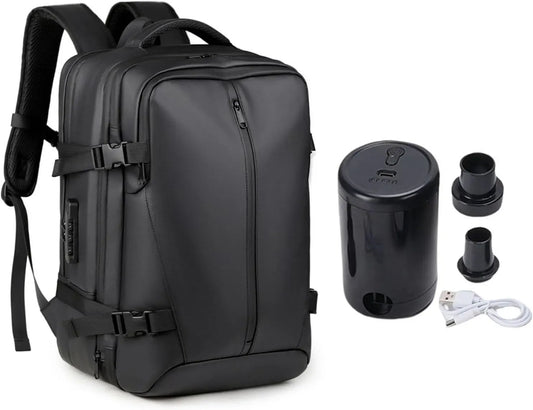 Aspirapolvere, 55 L, Zaino 36-55L, aspiratore elettrico domestico, Expantable Carry on Vaccpack con Compressione del Sigillo Sottovuoto