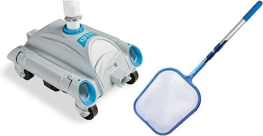500 GPH dotato di rete per skimmer per piscina, Intex Aspiratore automatico fuori terra per piscina da 1, 600-3