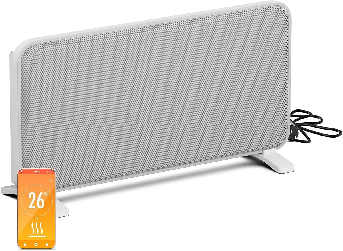 Blumfeldt, Stufa a Infrarossi, 2000W, IP24, per Ambienti fino a 20 m², a Parete/Pavimento, Grafene, Controllo App e Touch