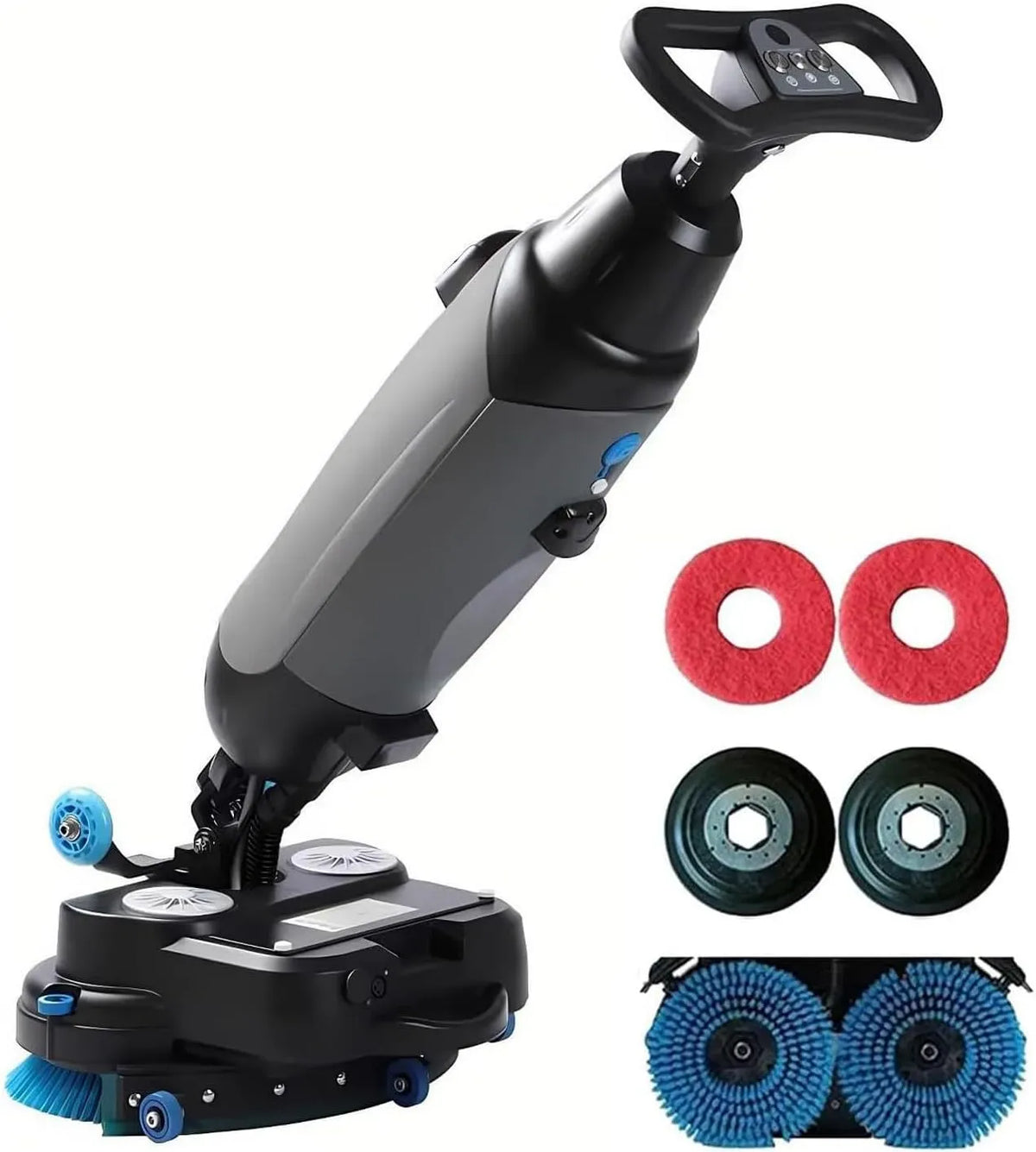 Lavasciuga, 17 pollici, lavatrice/asciugatrice, professionale, 12916 piedi quadrati/h, spazzola rotante doppia da 17 pollici