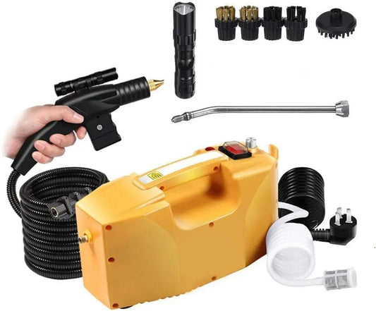 Pulitore a vapore, 3000 W, portatile, professionale, uso su pavimenti, cucina, auto, finestre e divano