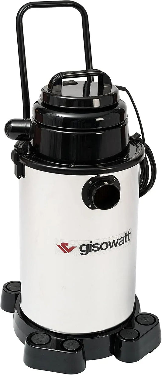 Aspirapolvere, 30 L, 1100 W, industriale, professionale, acciaio inox, Aspiratore Professionale Industrial 30 Wet&Dry, ø 45 mm