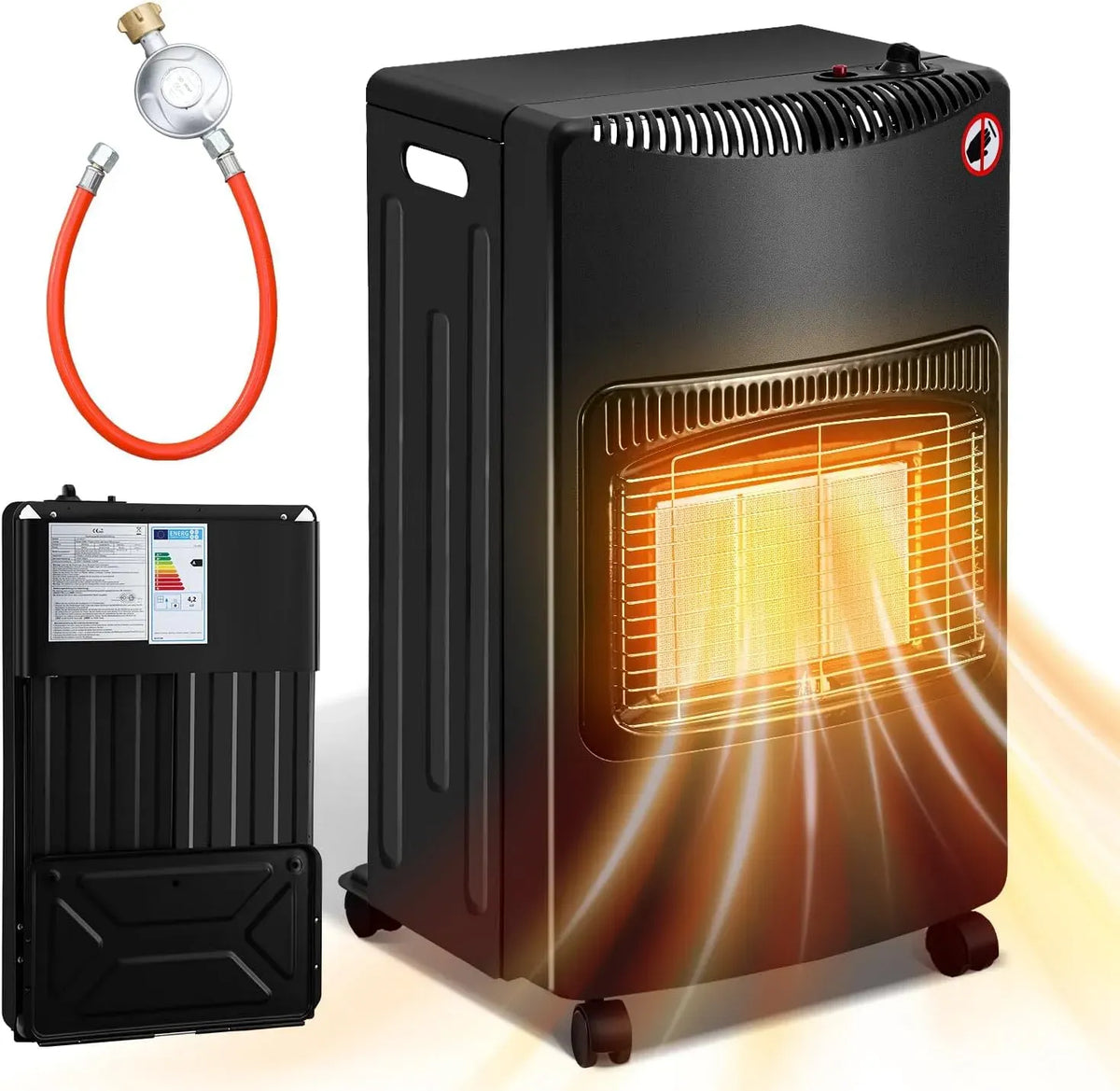 riscaldatore, 4200 W, 80 m, 15 kg, funzione riscaldante