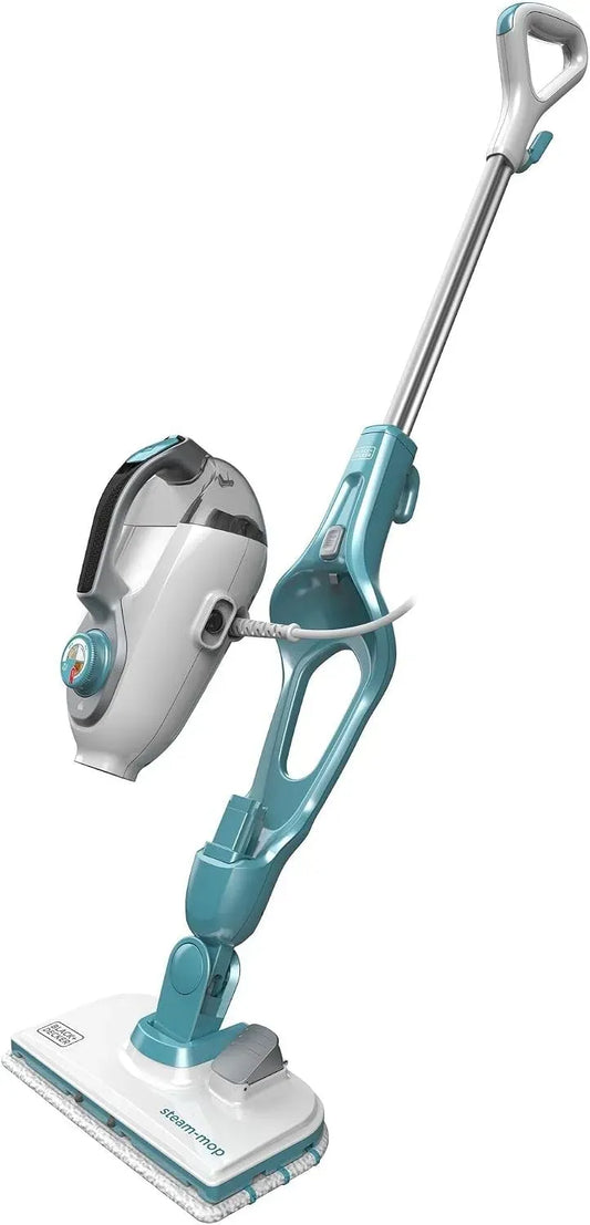 Black+Decker MOP 13 FSMH1321JSM-QS Generatore, lavapavimenti elettrico, 1300 W, portatile, vapore, nero