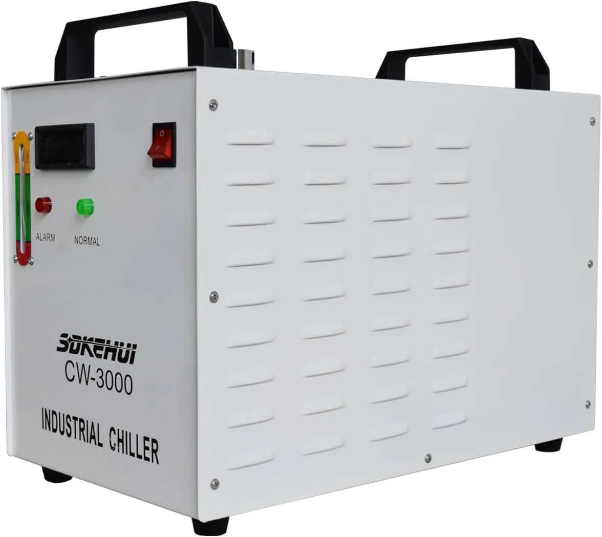 CW-3000 CO2 refrigeratore ad acqua, Industrial Water Chiller, CW-3000, 9 l, refrigeratore d'acqua industriale, 10 L/min, 220 V