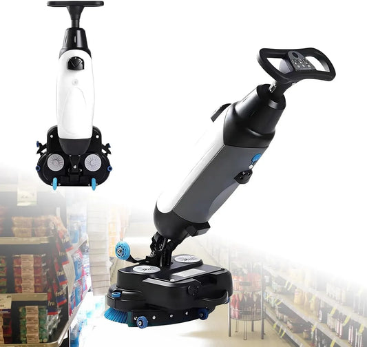 Lavasciuga, 17 pollici, 4,5 L, lavatrice/asciugatrice, industriale, professionale, bianco, Pulizia Senza Fili da 17' a 350 RPM, Autonomia 120 Min
