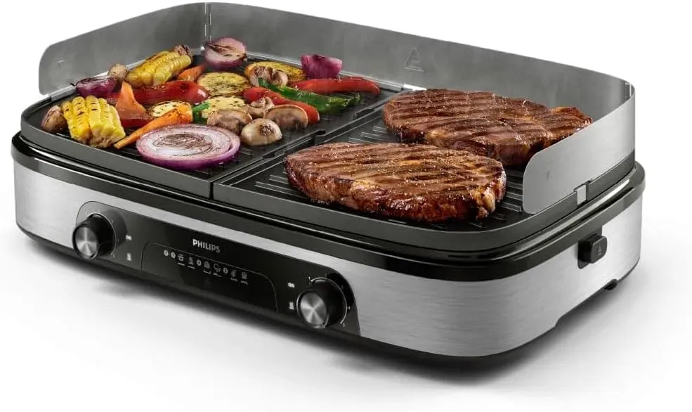 Philips Griglia, 2400 W, pannello IPS, 5 livelli