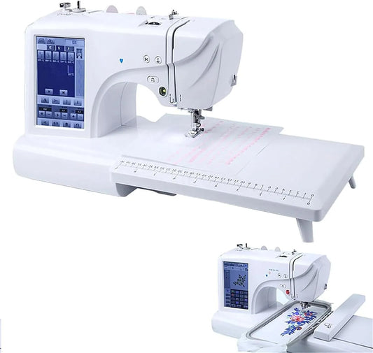 X 9 Macchina da Cucitura, Macchina da Ricamo, ricamatrice elettrica, touch, USB, display LCD