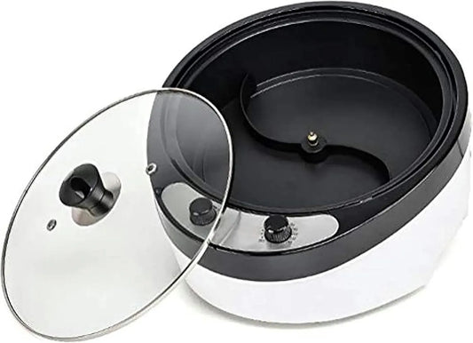 Chicchi Crudi, Tostatrice per caffè Domestica Tostatrice Elettrica per Chicchi di caffè Design Smussato Ad Alta capacità con Regolazione della