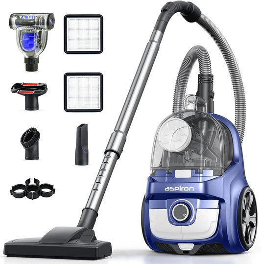 Aspirapolvere 4QT, 1600 W, doppio filtro HEPA