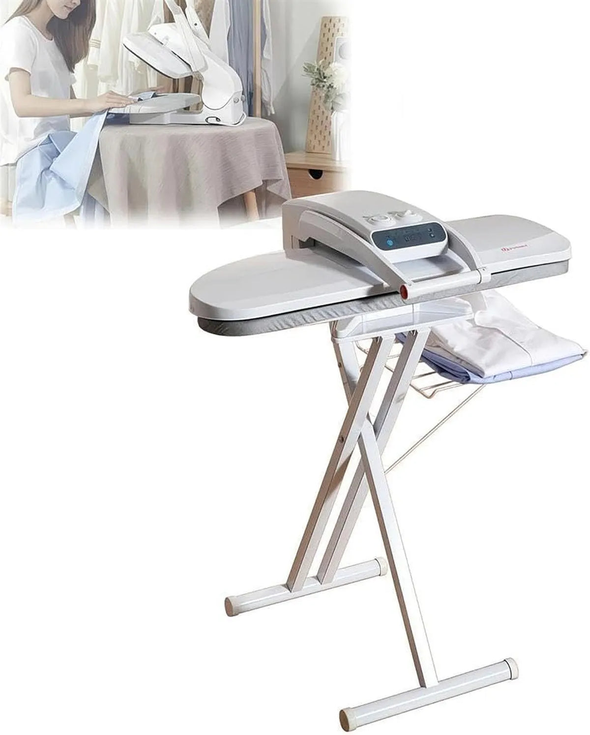 Pressa, pressa da stiro a vapore, 1800 W, professionale