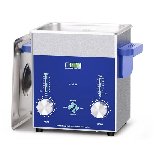 vasca per pulizia a ultrasuoni, Pulitore, 2 L, 60 W, timer, professionale, funzione riscaldante, per Gioielli