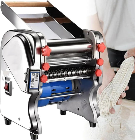 Macchina per pasta, 16cm, 550 W, macchina per tagliatelle, professionale, acciaio inox