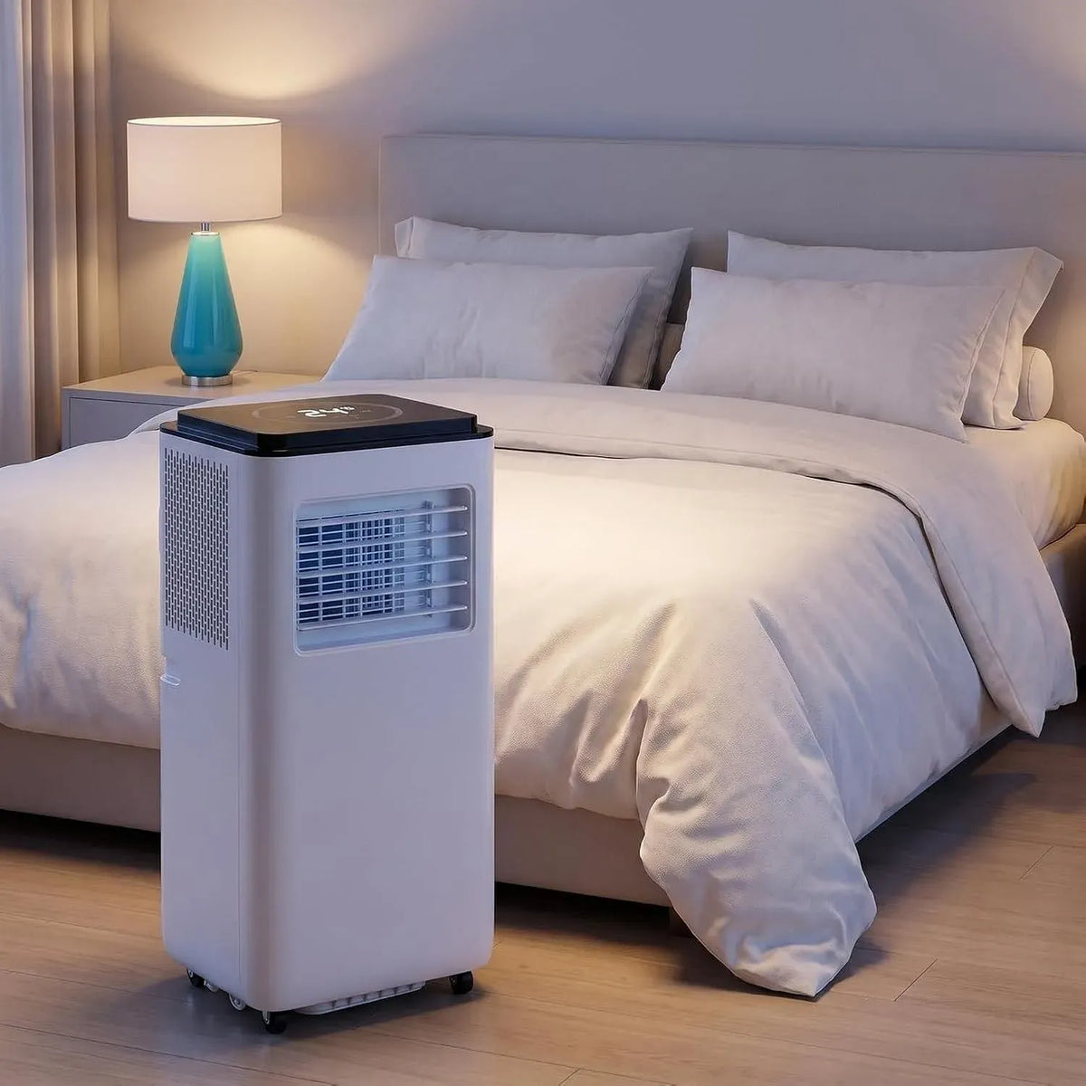 Condizionatore 24H, portatile, timer, Climatizzatore Smart con Deumidificatore