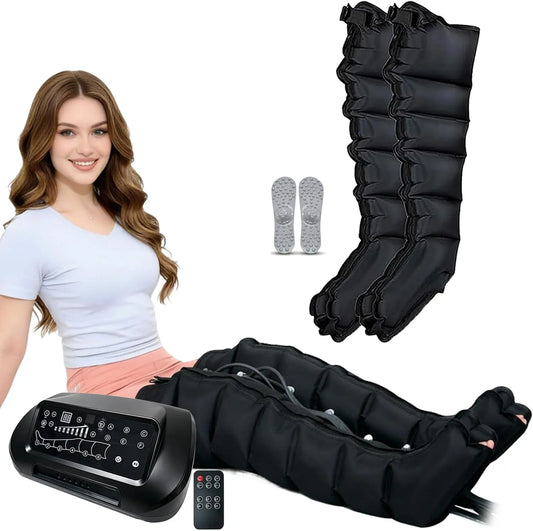 Pressoterapia, dispositivo pressoterapia per gambe, 6 programmi, professionale, per Casa