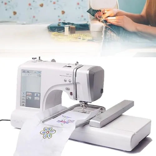 Macchina da ricamo, ricamatrice elettrica, touch, USB, per abbigliamento
