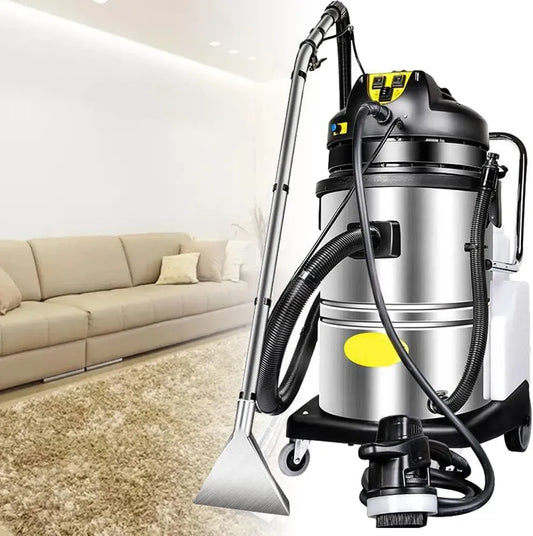 Aspirapolvere, 20 L, portatile, ampio serbatoio, acciaio inox, Macchina Multifunzione per la Pulizia di tappeti